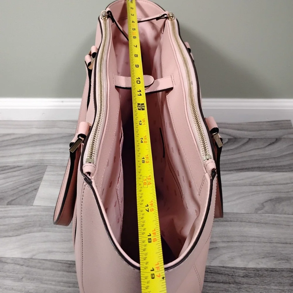Authentic‎ Kate Spade Newbury Lane Briar Light Pink Saffiano Leather Tote Bag